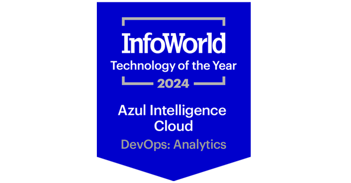 LOGO: InfoWorld Technology of the Year 2024 Award - Azul Intelligence Cloud